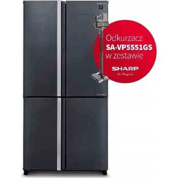 Lednice Chladnička s mrazákem Sharp SJ-MP780D-SL Side by Side, výška 183 cm