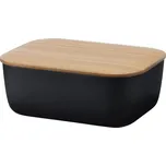 Dóza na máslo BOX-IT 15 cm, černá, plast / bambus, RIG-TIG - doprava zdarma od 2999 Kč