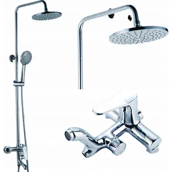 Sprchový set Sprchový panel TYRESS se směšovací baterií, stříbrný