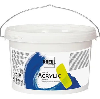 Olejová barva Akrylová barva "TRITON SOLO GOYA", titanově bílá, 2500 ml, KREUL