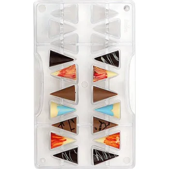 Decora, Itálie Decora polykarbonátová forma na čokoládu Kužely ▹ /O--