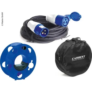 Napájecí kabel Sada Carbest 3v1 - buben, taška na přenášení a kabel 25 m