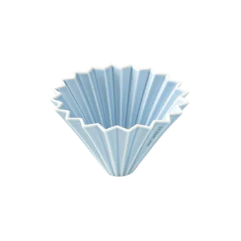Kávovar Origami keramický dripper M matně modrý