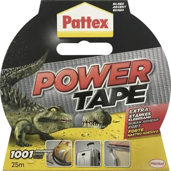 Lepicí páska Pattex PT2DS páska se skelným vláknem Pattex Power Tape stříbrná (d x š) 25 m x 50 mm 1 ks