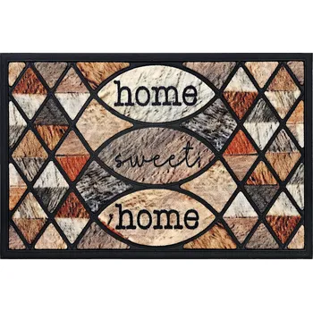 Rohožka ROHOŽKA PŘED DVEŘE VENKOVNÍ 45X75 VELKÁ GUMOVÁ VSTUPNÍ ČISTICÍ ZÓNA NA BOTY