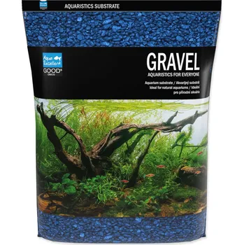 Krmivo pro rybičky Písek Aqua Excellent ledově modrá 3-6mm 3kg