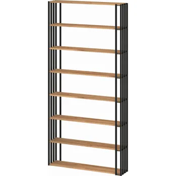 Knihovna Regál S&W Design 84 cm x 212 cm x 24 cm černý