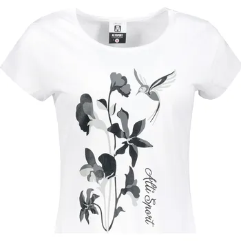 Dámská móda Dámské triko ALTISPORT ALW191122 BÍLOČERNÁ XL