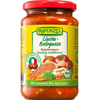 Omáčka Omáčka boloňská s červenou čočkou 340 g BIO RAPUNZEL