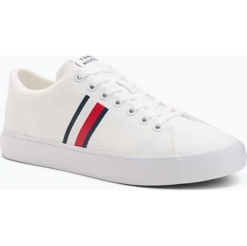 Pánské tenisky Pánské tenisky Tommy Hilfiger Th Hi Vulc Low Core Stripes Mesh YBS white