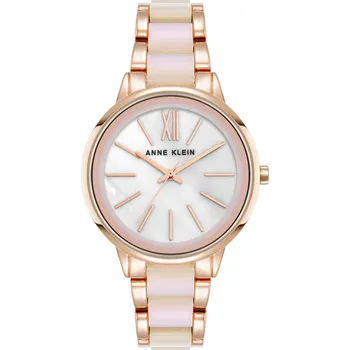 Hodinky Anne Klein dámské hodinky kulaté zlaté AK/1412IRRG