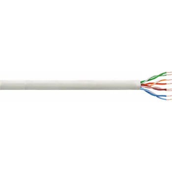Kabel LogiLink U/UTP instalační kabel, Cat6, 100m, bílý (CPV0033)