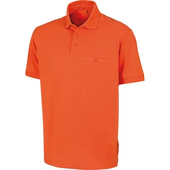 Dámské tričko Result Unisex odolná polokošile R312X Orange XXL