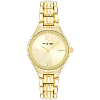 Hodinky Anne Klein dámské hodinky kulaté zlaté AK/4060CHGB