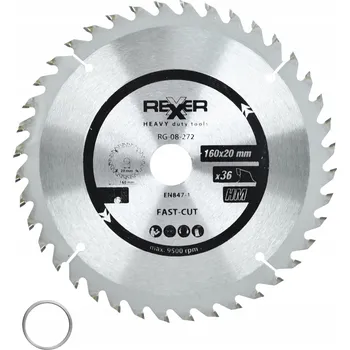 Vrták Kotouč Rexxer na dřevo 160x20 mm