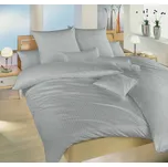 Povlečení krep Šedý UNI 140x200, 70x90 cm