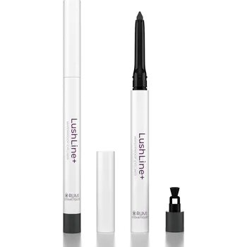 Oční linky Rumi Cosmetiques LushLine+ Vodotěsná tužka na oči přírodní šedá 0.35g