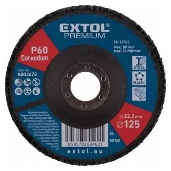 Brusný kotouč Extol Premium 8803473 kotouč lamelový šikmý korundový, O125mm, P60