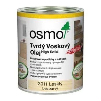 barva a nátěr na dřevo Osmo 3011 Tvrdý voskový olej, lesklý 0,75 l