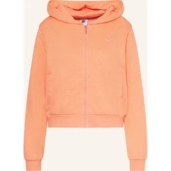 Dámská mikina Nike Dámská Mikinová Bunda Sportswear Chill, tmavě oranžová, 38