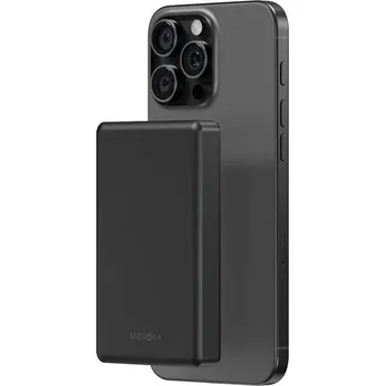 Powerbanka ENERGEA AluPac 10K MagSafe hliníková powerbanka, 10000mAh, černá