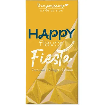 Čokoláda Tabulka kakaová kurkuma-zázvor-citrón 60 g BIO BENJAMÍSSIMO