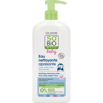 Voda dětská čisticí zklidňující - tělo, obličej, oblast plenek 500 ml BIO SO’BiO étic