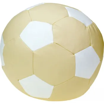 Taburet Sedací vak - míč 70 cm - béžová + bílá
