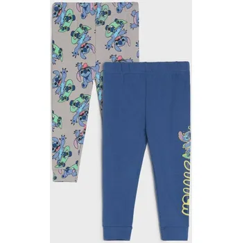 Chlapecké kalhoty Sinsay - Bavlněné kalhoty 2 pack Stitch - námořnická modrá - 569EM-59X - 569EM-59X-86