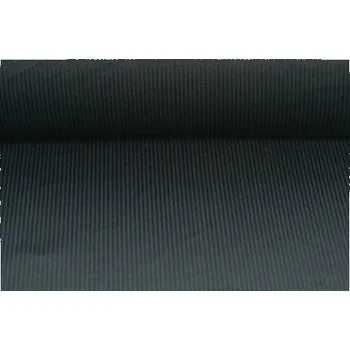 Úplet LYCRA - černý proužek, metráž, látka - DOPRODEJ