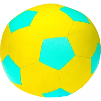 Taburet Sedací vak - míč 80 cm - žlutá + mentolová
