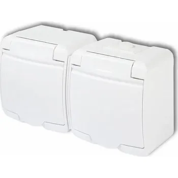 Elektrická zásuvka Elektrická Zásuvka vodotěsná Karlik bílá