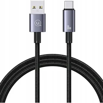 Datový kabel Kabel Usams USB - USB typ C 1,2 m černý