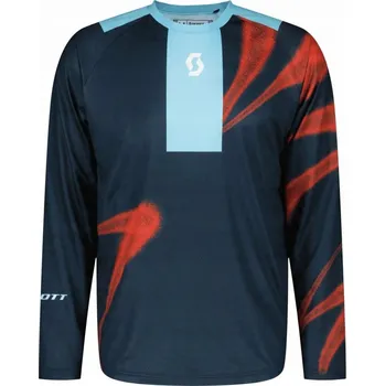 Moto bunda Mikina Motocyklová Scott Jersey Evo Dirt Sail Tmavě modrá Velikost: 2XL