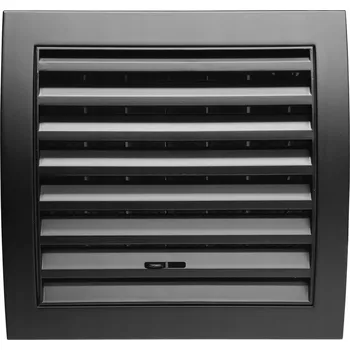 Větrací mřížka Ventilační mřížka Ventilační Przybysz černá