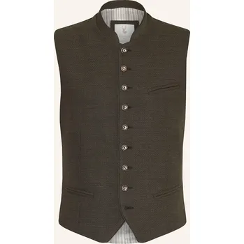Johann & Johanna Pánská Krojová Vesta, khaki / černošedá, 46