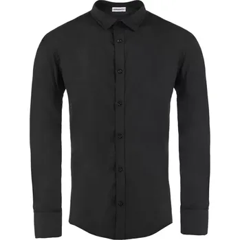 Gastro oděv Giblor's Pánská číšnická košile Giblor´s Prince - černá - dlouhý rukáv XXXL Gi-11P01O56-Bl-3XL