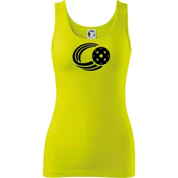 Florbal míček - Dámské tílko - S ( Limetková )