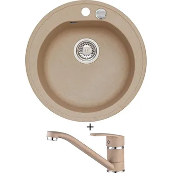 Granitový dřez Granitový dřez SET Alveus NIAGARA 10 beige 55 + Alveus NINA beige 55