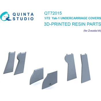 Plastikový model 1/72 Yak-1 Undercarriage covers (ZVE)