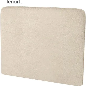 Postel Polstrovaný záhlavník k posteli 90 cm barva béžová boucle