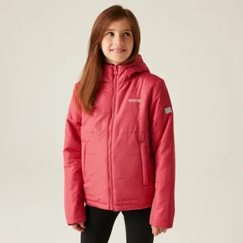 Chlapecká bunda Regatta Dětská zateplená bunda Kyrell Reversible RKN142 malinová Velikost: 116
