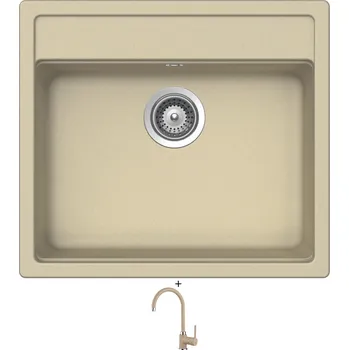 Granitový dřez SET Teka MENORCA 60 S-TG 1B topaz + Teka SP 995 TG topaz