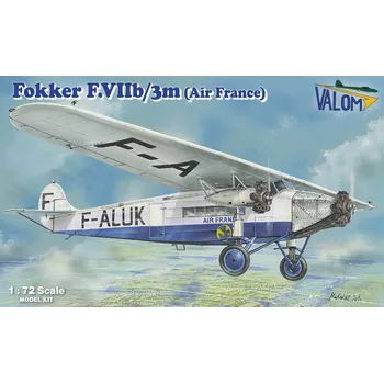 Plastikový model 1/72 Fokker F.VIIb/3m (Air France)
