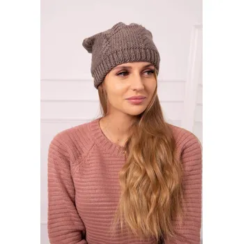 Čepice Kesi Dámská čepice Elinor mocca One size