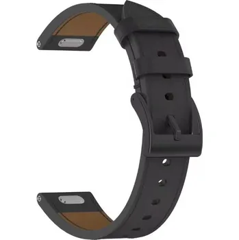 Ostatní příslušenství k chytrým hodinkám eses Kožený řemínek - Černý, 18 mm