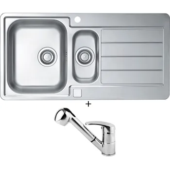 Nerezový dřez Nerezový dřez SET Alveus LINE 10 MAXIM nerez + Alveus OAZA chrom