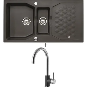 Kuchyňský dřez Granitový dřez SET Alveus SENSUAL 70 twilight 05 + Alveus ELZA twilight 05