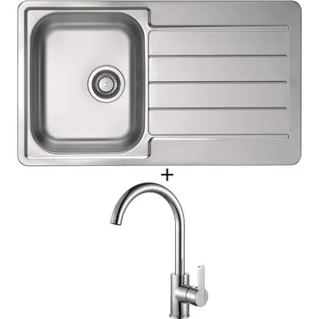 Nerezový dřez Nerezový dřez SET Alveus LINE 20 nerez + Alveus TONIA chrom