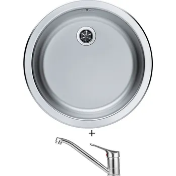 Nerezový dřez Nerezový dřez SET Alveus FORM 10 tkaná struktura + Alveus RIVIERA X chrom